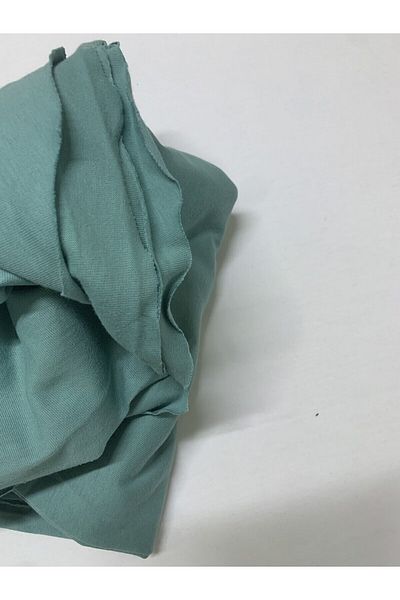 Yiğit Kumaş Green Tok Single Jersey Fabric, Piece 110X180 cm
