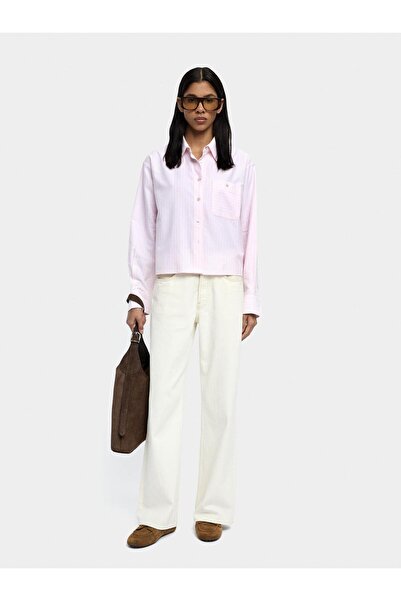 PARFOIS Pamuklu Çizgili Gömlek