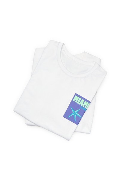 Tubinyoo Mini Miami Patterned Unisex Oversize T-Shirt