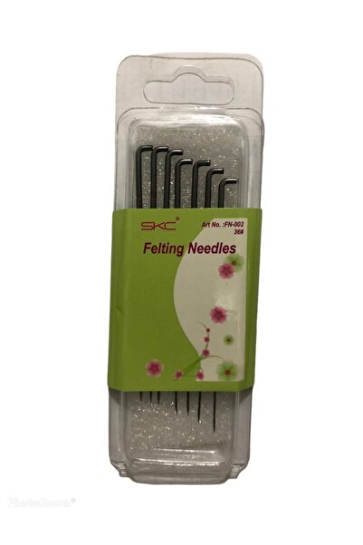 balım hobi evi إبرة احتياطية لباد سميكة الطرف رقم: 36 (7 قطع في عبوة واحدة)