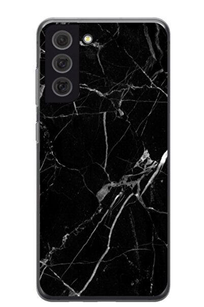 Atlas Husa personalizata pentru Samsung Galaxy S21 FE, model Black Marble, S1D1M0229
