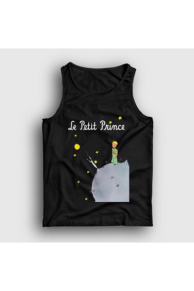 Presmono Unisex Black Cover Le Petit Prince Little Prince Undershirt 566150Tt