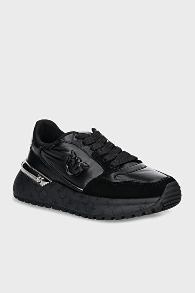 PİNKO Logolu Hakiki Deri Kalın Taban Sneaker Ayakkabı AYAKKABI SS0055 P106 Z99