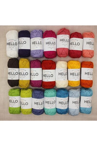 balım hobi evi Hello Dk Minik Yumaklar Punch Ve Amigurumi Iplik Seti 25 Gram ...