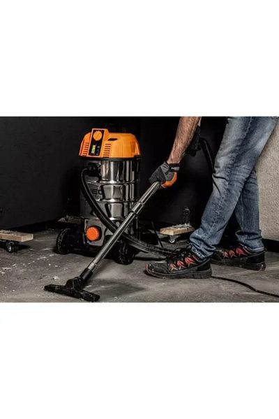 NEO Industrial Wet-Dry Vacuum Cleaner, 1600 W, 35 L, HEPA Filter, with Accessories