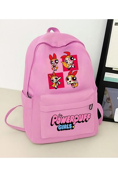 Touz Moda Powerpuffgirls Printed School, Dershane, Course Backpack