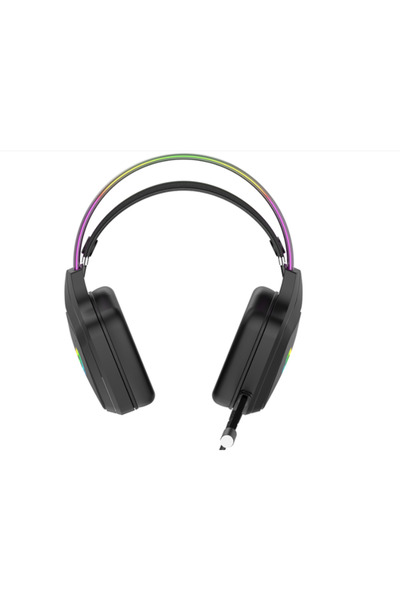CANYON Ακουστικά Gaming Darkless GH-9A, USB, υποδοχή 3,5 mm, Ενσύρματα, RGB (Μαύρο)