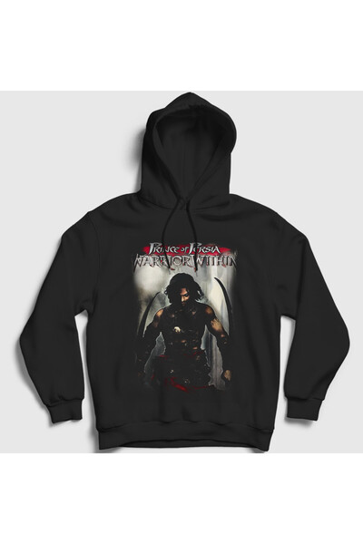 Presmono Unisex Black Warrior Within Prince of Persia Hooded Sweatshirt 569987Tt