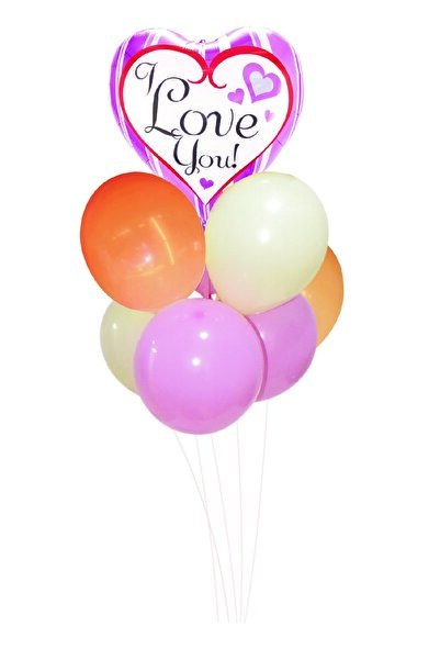 SDX Market Set de 7 baloane, Petrecere Mirifică Te iubesc