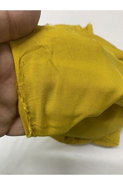 Yiğit Kumaş Viscose Fabric, Piece 315X140 cm Yellow Color