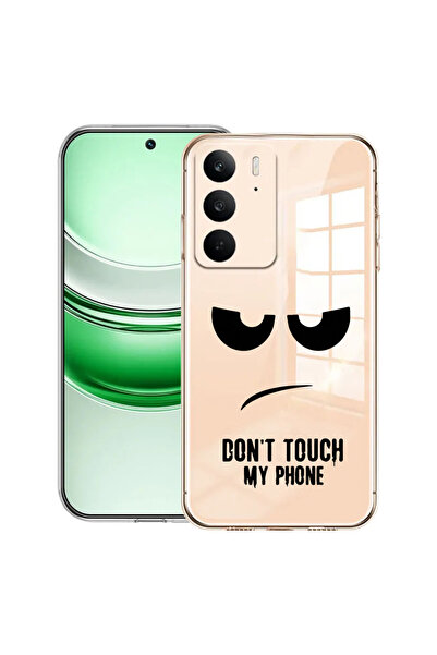 bestcase Διαφανής θήκη σιλικόνης για το Realme C71, Μην αγγίζετε το τηλέφωνό ...