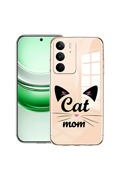 bestcase Carcasă transparentă din silicon pentru Realme C71, Cat Mom, 2041144...
