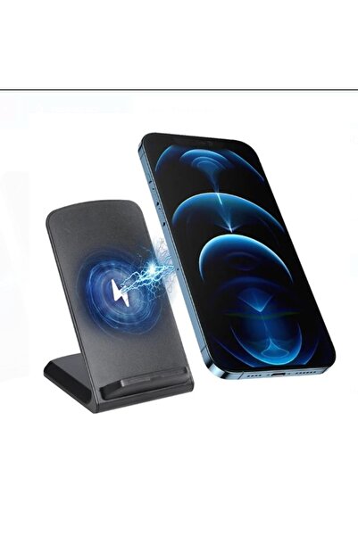 divendi-ro Suport telefon mobil cu încărcător wireless, dimensiuni 7x7x11cm, ...