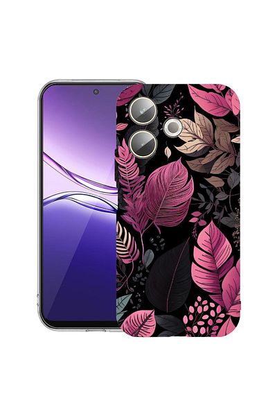 bestcase Clear Silicon Case For OPPO A5 Pro 5G, Rose Feathers, 2042415 T 1163