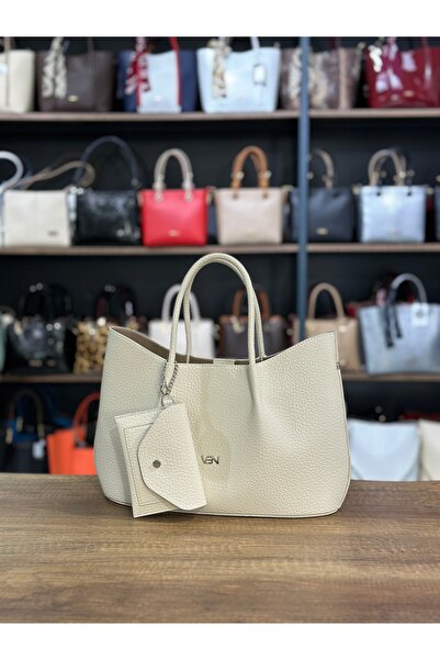 VICTORIA SHINE Hand-Holding Wallet Bag 3107 Beige