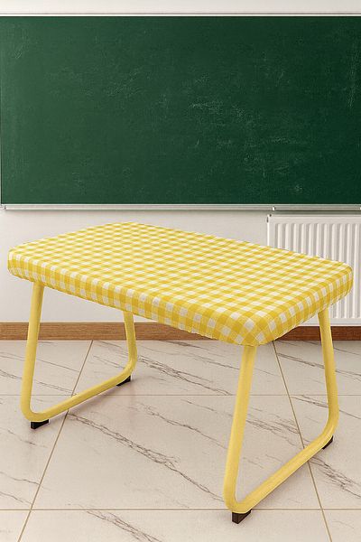 Soft Kare 1 Piece Elastic School Desk Cover – 40X110 cm – Table Cover – Durable, Washable