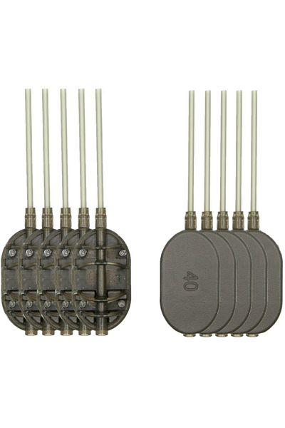 FRY Set 10 buc Momitoare Method Feeder cu tija LARGE 40g