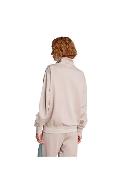 adidas Γυναικείο καφέ μπουφάν FIREBIRD TT JX7864