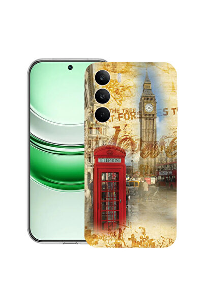 bestcase Διαφανής θήκη σιλικόνης για Realme C71, Λονδίνο, 2041144 T 1370