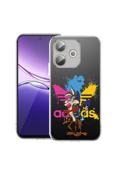 bestcase Carcasă transparentă din silicon pentru OPPO A5 Pro 5G, Road Runner ...