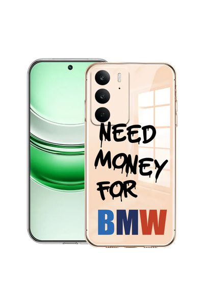 bestcase Carcasă transparentă din silicon pentru Realme C71, Need Money pentr...