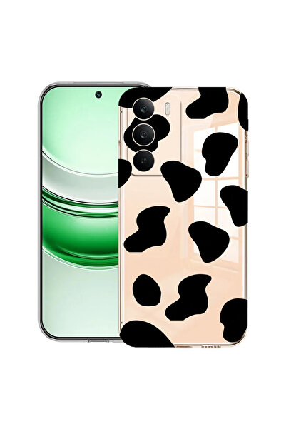 bestcase Carcasă transparentă din silicon pentru Realme C71, Black Cow, 20411...