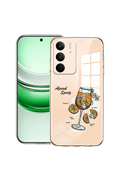 bestcase Carcasă transparentă din silicon pentru Realme C71, Aperol Spritz, 2...