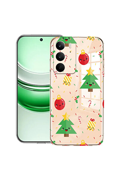 bestcase Διαφανής θήκη σιλικόνης για Realme C71, Χριστουγεννιάτικο δέντρο, 20...