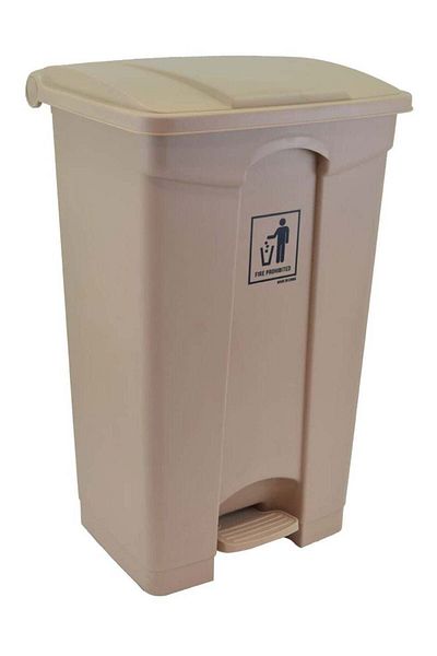 Generic 70L Heavy Duty Pedal Bin Beige