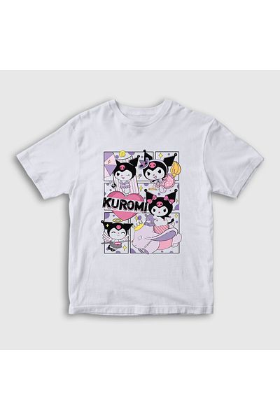 Presmono Unisex Kids White Poster Kurami Kuromi T-Shirt 568889Tt