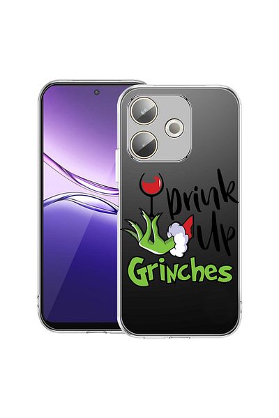 bestcase Clear Silicon Case For OPPO A5 Pro 5G, Grinches - Drink Up, 2042415 T 1601