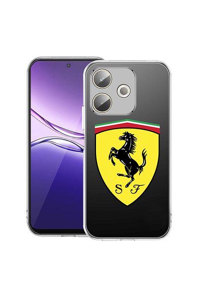 bestcase Clear Silicon Case For OPPO A5 Pro 5G, Ferrari, 2042415 T 1774