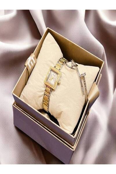 Generic Women's waterproof watch with bracelet, Free Zeiss ring and luxury box