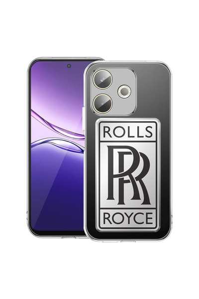 bestcase Carcasă transparentă din silicon pentru OPPO A5 Pro 5G, Rolls Royce,...