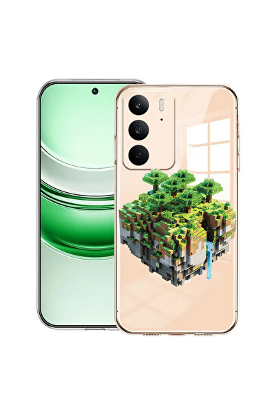 bestcase Carcasă transparentă din silicon pentru Realme C71, Minecraft, 20411...