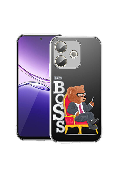 bestcase Διαφανής θήκη σιλικόνης για OPPO A5 Pro 5G, Αρκουδάκι - Είμαι το Αφε...