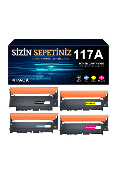 sizinsepetiniz HP 117A Renkli Lazer 150nw MFP 179fnw 178nw 150a 178nwg 179fwg...