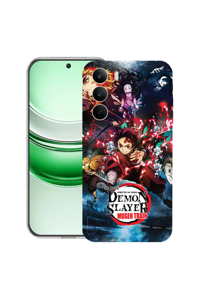bestcase Carcasă transparentă din silicon pentru Realme C71, Demon Slayer, 20...