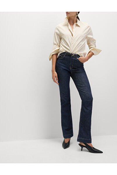 Marks & Spencer Yüksek Bel Slim Flare Jean Pantolon