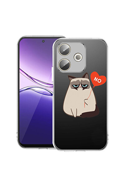 bestcase Carcasă transparentă din silicon pentru OPPO A5 Pro 5G, Meme - Grump...