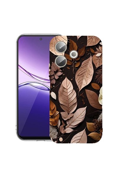 bestcase Clear Silicon Case For OPPO A5 Pro 5G, Autumn Feathers, 2042415 T 1161
