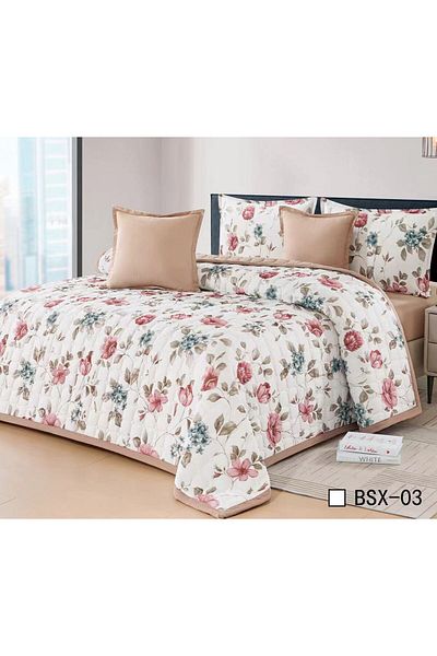 LOVEHOME 4-piece polyester duvet cover set, 160 x 220 cm