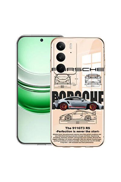 bestcase Carcasă transparentă din silicon pentru Realme C71, Porsche, 2041144 T 1883