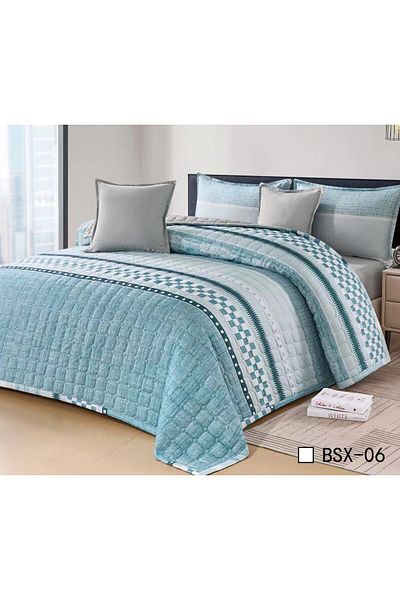 LOVEHOME 4-piece polyester duvet cover set, 160 x 220 cm