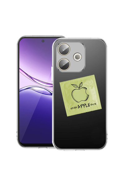 bestcase Carcasă transparentă din silicon pentru OPPO A5 Pro 5G, verde cu gus...