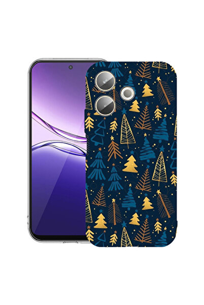 bestcase Διαφανής θήκη σιλικόνης για OPPO A5 Pro 5G, χριστουγεννιάτικο μοτίβο...