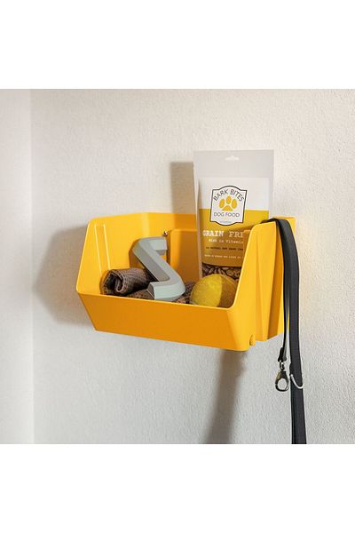 IKEA Table-Wall Organizer, Bright Yellow, 25X18X15 cm Depth: 18 cm Height: 15 cm Width: 25 cm