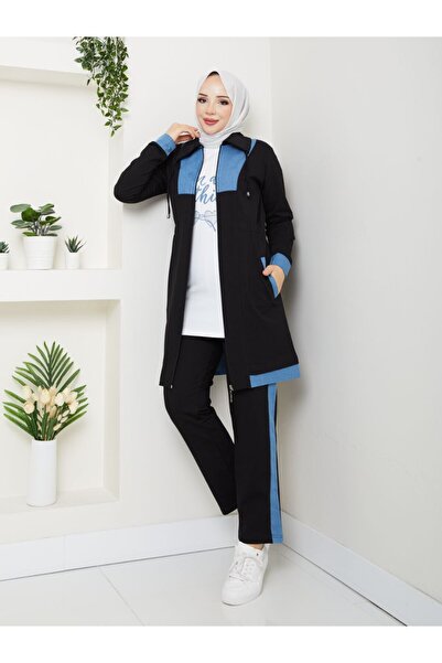 moda4b Γυναικείο αθλητικό σετ χιτζάμπ τριών τεμαχίων – Two Thread Pa Βαμβάκι ...