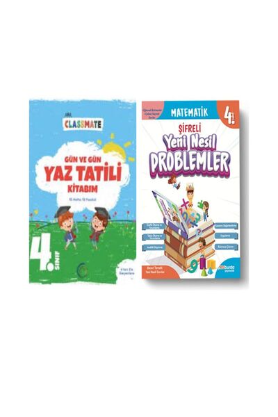Okyanus Yayınları 4. Sınıf Gün Ve Gün Yaz Tatili Kitabım Ve Yeni Nesil Proble...