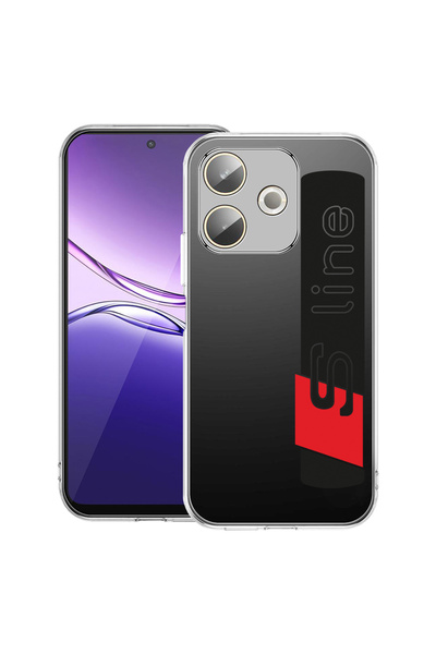 bestcase Carcasă transparentă din silicon pentru OPPO A5 Pro 5G, Audi S Line, 2042415 T 1757